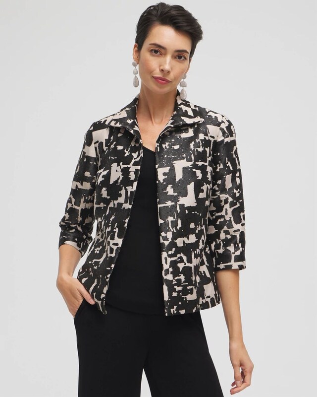 Travelers Collection Jacquard Jacket